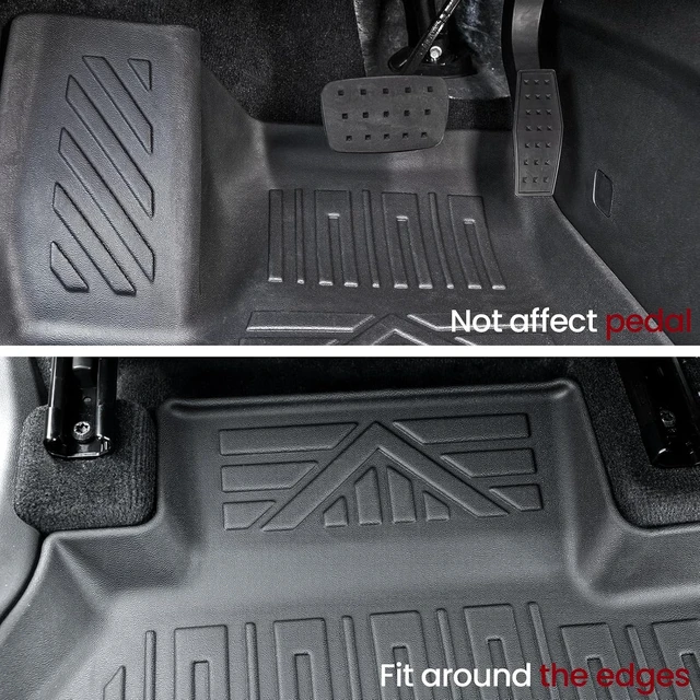 Alt view image 4 of 7 - Floor Mats for Chevy Traverse & GMC Acadia 2024-2026 2027 7 Seats