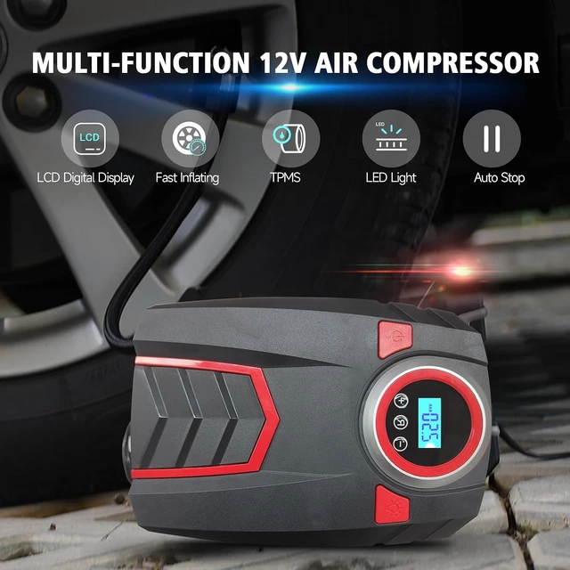 Alt view image 4 of 7 - Car Emergency Kit, Car Emergency Kits for Vehicles with 6 Gauge 16 Ft Jumper Cables, Roadside Emergency Car Kit with Air Compressor, 88 Pieces Winter First Aid Kit Emergency Safety Tool