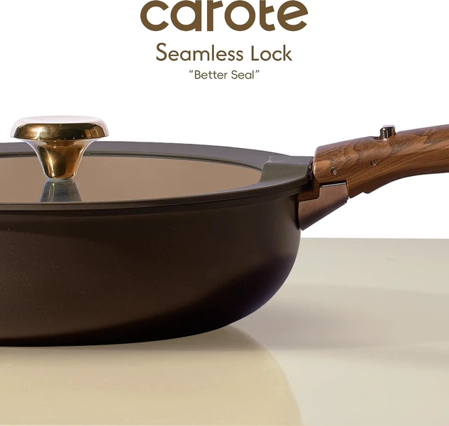 Alt view image 7 of 7 - 25pcs Ceramic Cookware Set, Pots and Pans Set with Detachable Handle