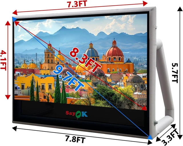 Alt view image 4 of 7 - 8.3FT(100IN) Inflatable Projector Screen