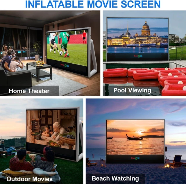 Alt view image 6 of 7 - 10FT(120IN) Inflatable Projector Screen