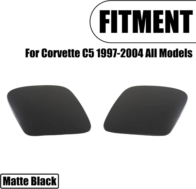 Alt view image 2 of 6 - 2PCS Headlight Cover for Corvette C5 1997-2004