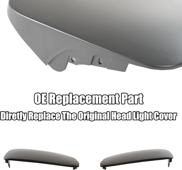 Alt view image 3 of 6 - 2PCS Headlight Cover for Corvette C5 1997-2004