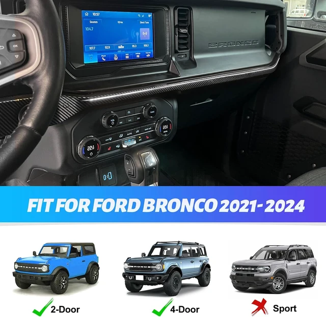 Alt view image 2 of 7 - Car Interior Atmosphere Light 7 Colors LED Strip Lights for Ford Bronco