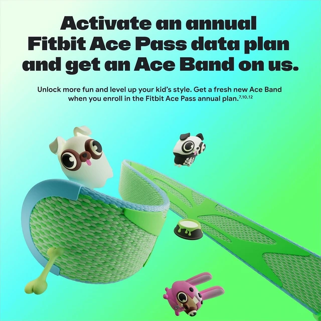 Alt view image 2 of 7 - Fitbit Ace LTE - Kids Smartwatch with Call, Message, GPS, and Activity-Based Games, Ace Pass Data Plan Required - Mild - Strange Arcade
