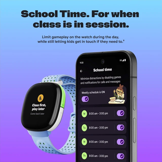 Alt view image 7 of 7 - Fitbit Ace LTE - Kids Smartwatch with Call, Message, GPS, and Activity-Based Games, Ace Pass Data Plan Required - Mild - Strange Arcade