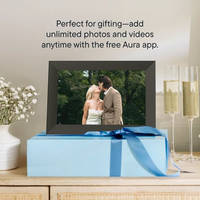 Alt view image 7 of 7 - Digital HD Picture Frame, Best Frame for Gifting, (10" - Carver Black)