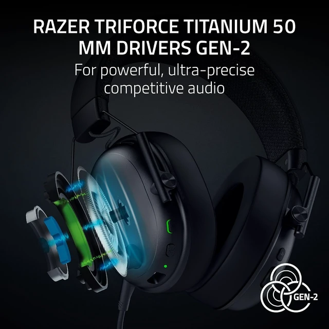 Alt view image 4 of 7 - BlackShark V3 Wireless PC Gaming Headset, 70 Hr Battery, Black