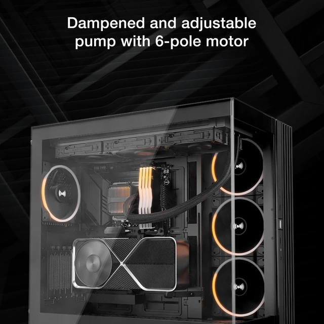 Alt view image 4 of 6 - Silent Loop 3 420mm, ARGB Lighting, AiO Liquid CPU Cooler