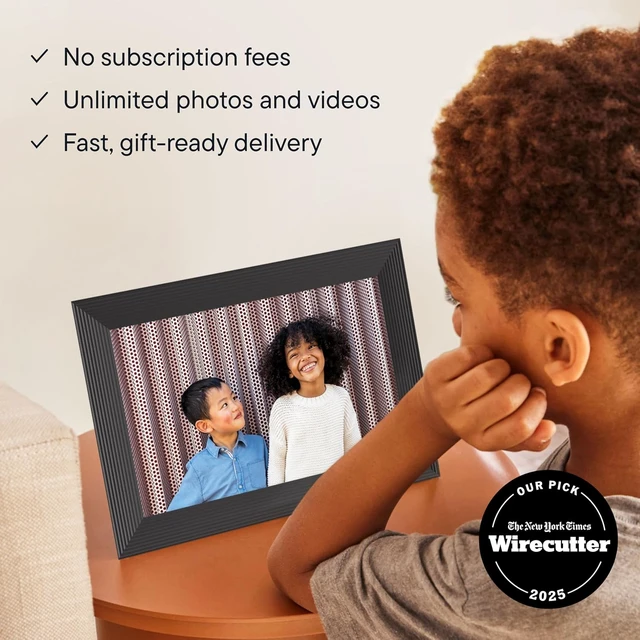 Alt view image 3 of 7 - Digital HD Picture Frame, Best Frame for Gifting, (10" - Carver Black)