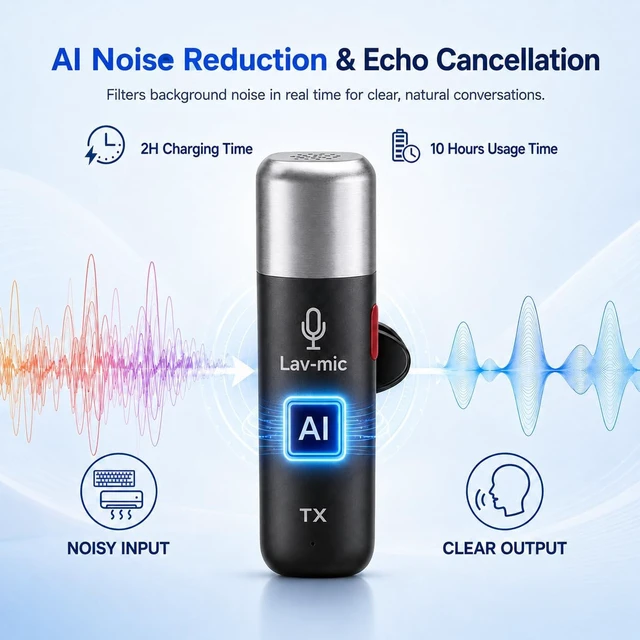 Alt view image 3 of 7 - CS02 Conference Speaker and Microphone, 10 Wireless Mics 360 Degree Pickup
