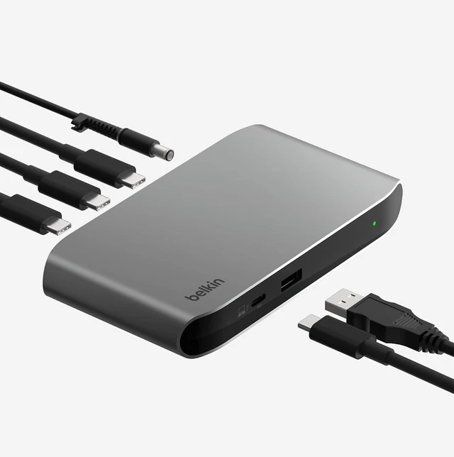 Main image of Connect Thunderbolt 4 Docking Station, 5-in-1 USB-C Multiport Core Hub w/ 96W Power Delivery for Mac, Windows, Single 8K or Dual 4K Display, Thunderbolt 4 Cable & Power Supply Included