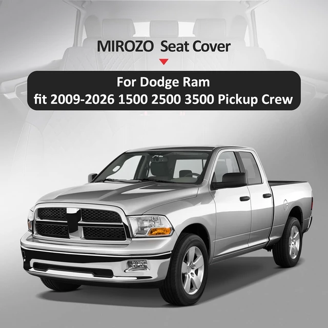 Alt view image 5 of 7 - Ram Seat Covers Full Set Leather for 2009-2026 RAM 1500/2500/3500