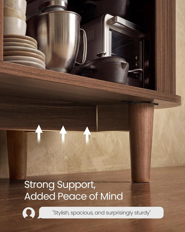 Alt view image 6 of 7 - Storage Cabinet, Sideboard with Adjustable Shelves