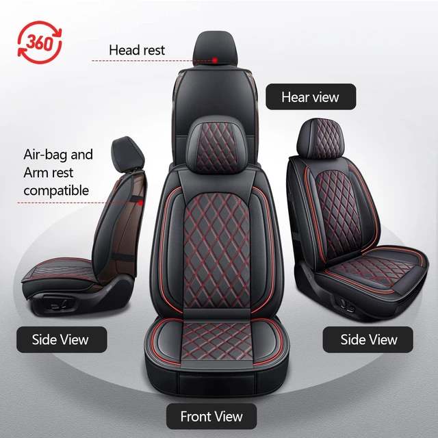 Alt view image 7 of 7 - Ram Seat Covers Full Set Leather for 2009-2026 RAM 1500/2500/3500