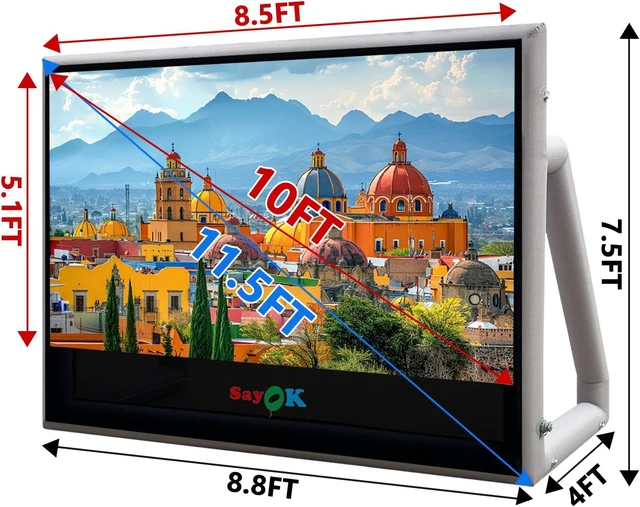 Alt view image 3 of 7 - 10FT(120IN) Inflatable Projector Screen