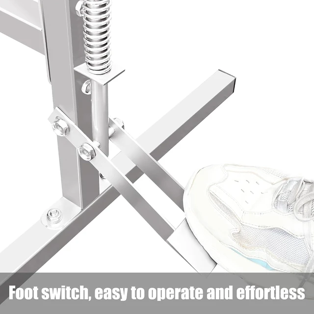 Alt view image 4 of 7 - Adjustable Bumper Stand,Car Door Painting Rack with 360° Rotatable Brake Wheels,Automotive Painting Holder for Fixing Car Body Parts and Door Painting (2 Wheels), 202310042
