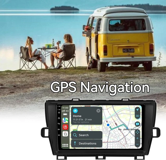Alt view image 6 of 7 - Android 13 Radio Compatible with Toyota Prius 2010-2015