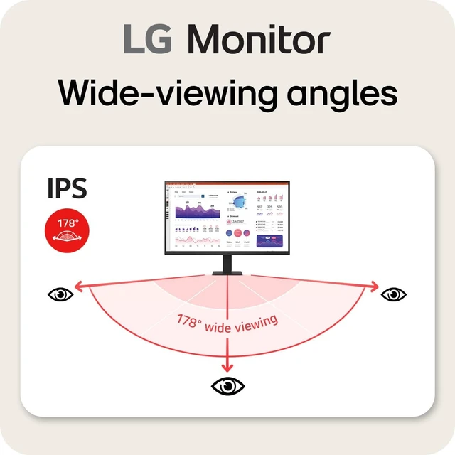 Alt view image 2 of 7 - 27U631A-B 27-inch QHD (2560 x 1440) IPS Computer Monitor, 100Hz, 5ms, HDR10, Reader Mode, Flicker Safe, HDMI, USB Type-C 15W PD, Black