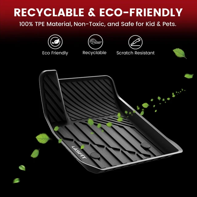 Alt view image 7 of 7 - Floor Mats & Cargo Liner 2021-2026 & Only 7 Seats (Not for 8/9 Seats) for Chevy Suburban/GMC Yukon XL(Only Yukon XL, Not Fit Yukon)/Cadillac Escalade ESV(Only Escalade ESV, Not Fit Escalade)