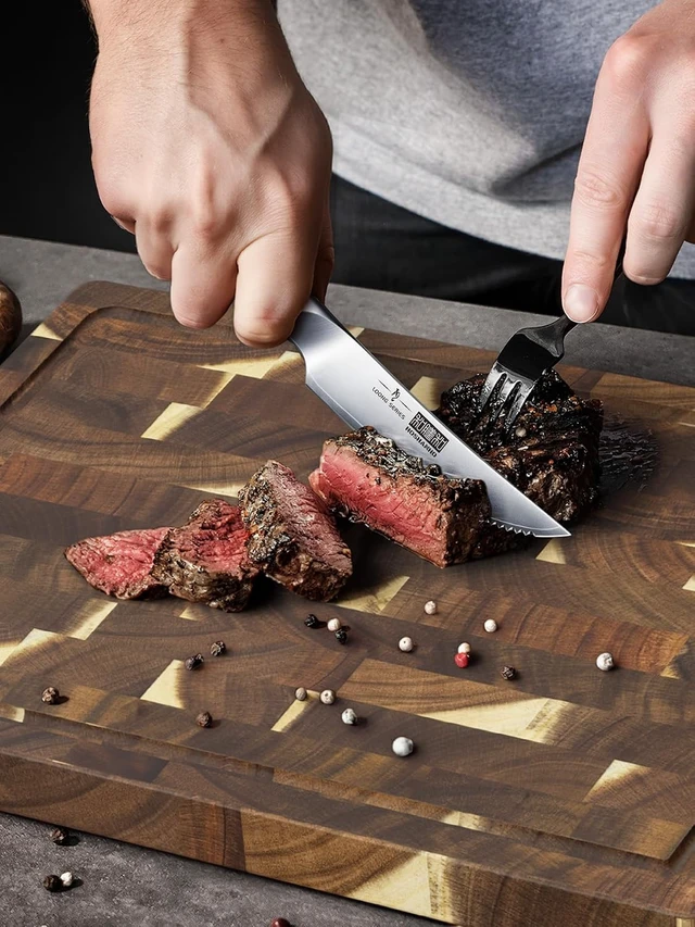 Alt view image 7 of 7 - 3 Packs Cutting Board Set, Extra Large Acacia Wood Cutting Boards