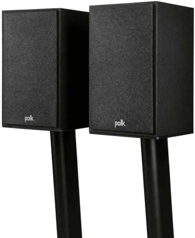 Alt view image 6 of 7 - Polk Monitor XT15 Pair of Bookshelf or Surround Sound Speakers - Hi-Res Audio Certified, Dolby Atmos & DTS:X Compatible, 1" Terylene Tweeter & 5.25" Dynamically Balanced Woofer (Pair, Midnight Black)
