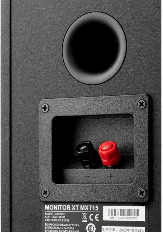 Alt view image 7 of 7 - Polk Monitor XT15 Pair of Bookshelf or Surround Sound Speakers - Hi-Res Audio Certified, Dolby Atmos & DTS:X Compatible, 1" Terylene Tweeter & 5.25" Dynamically Balanced Woofer (Pair, Midnight Black)