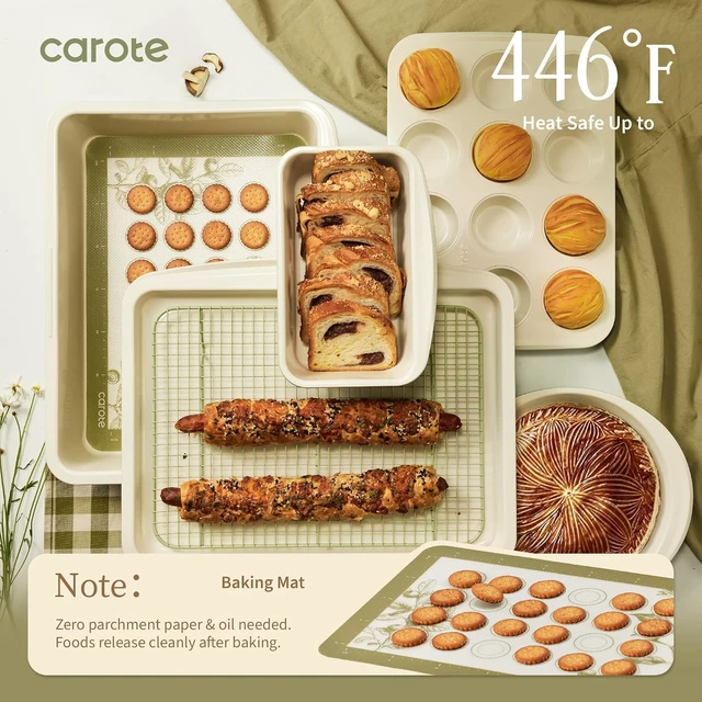 Alt view image 6 of 7 - 42pcs Ceramic Cookware Set, Pots and Pans Set with Detachable Handle