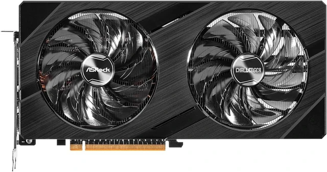 Alt view image 2 of 4 - Arc A580 Challenger 8GB OC Graphics Card, Xe HPG Architecture, 8GB GDDR6, PCIe 4.0, Dual Fans, 0dB Silent Cooling, DisplayPort 2.0