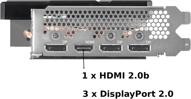 Alt view image 4 of 4 - Arc A580 Challenger 8GB OC Graphics Card, Xe HPG Architecture, 8GB GDDR6, PCIe 4.0, Dual Fans, 0dB Silent Cooling, DisplayPort 2.0