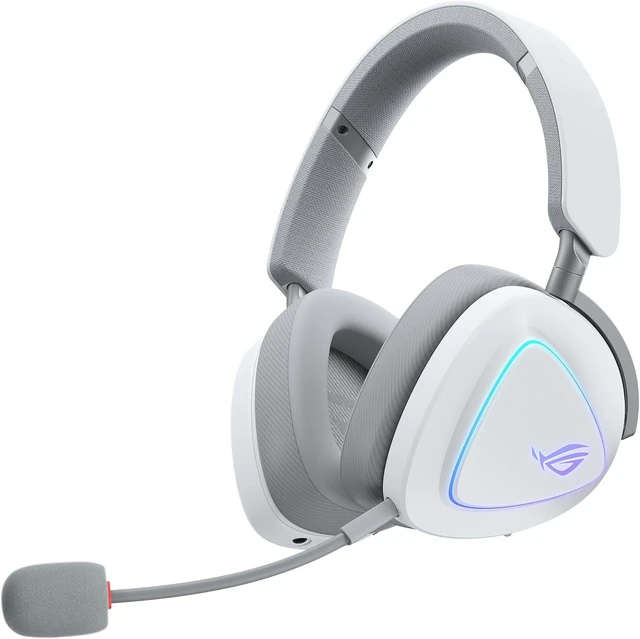 Main image of ROG Delta II Wireless Gaming Headset with Detachable Mic - White
