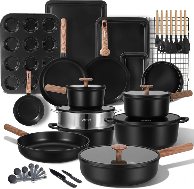 Main image of Titanium Pots and Pans Set NonStick with Bakeware