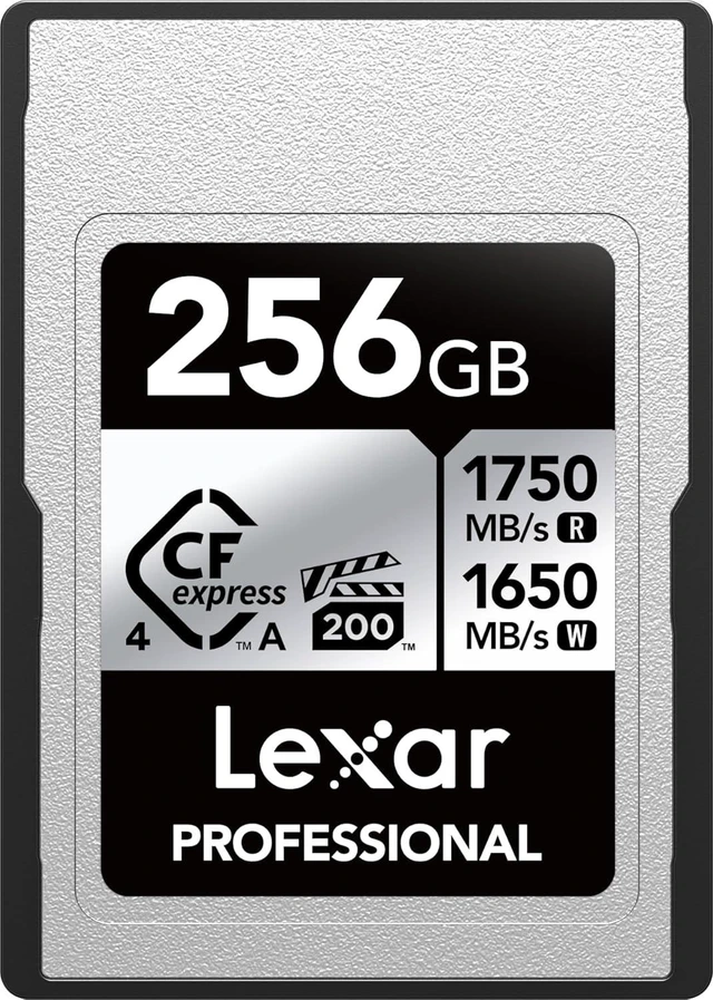 Main image of 256GB CFexpress Type A Silver 4.0 Card, 1750/1650 MB/s, 8K Video