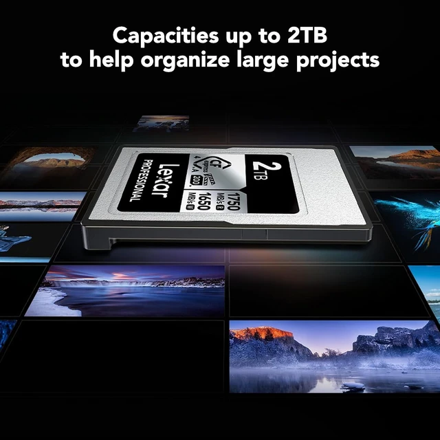 Alt view image 4 of 7 - 256GB CFexpress Type A Silver 4.0 Card, 1750/1650 MB/s, 8K Video