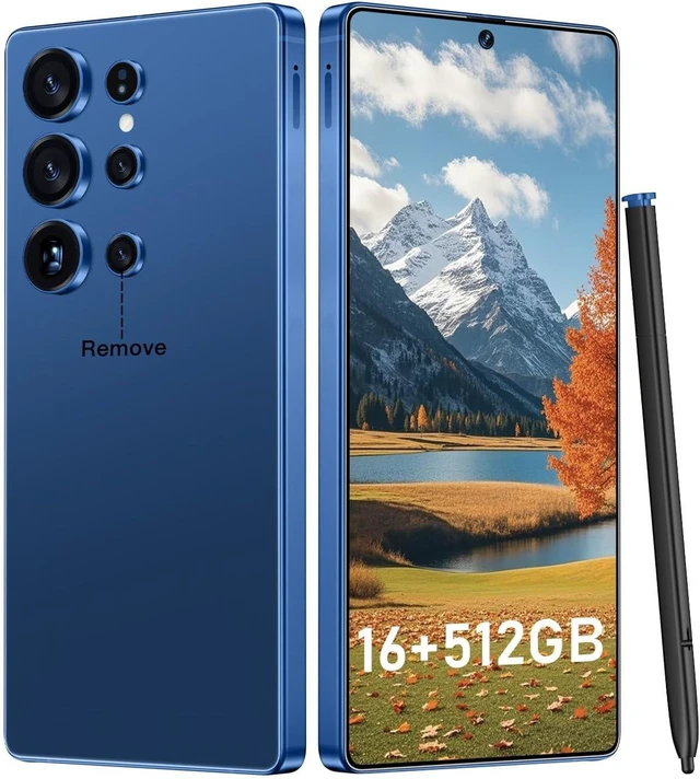 Main image of I25 Ultra: Powerhouse 16GB/512GB, 2-Day 7000mAh Battery, Huge 6.99" Android 14 Phone w/Built-in Stylus - Your All-in-One Device The Superior Choice (Blue)
