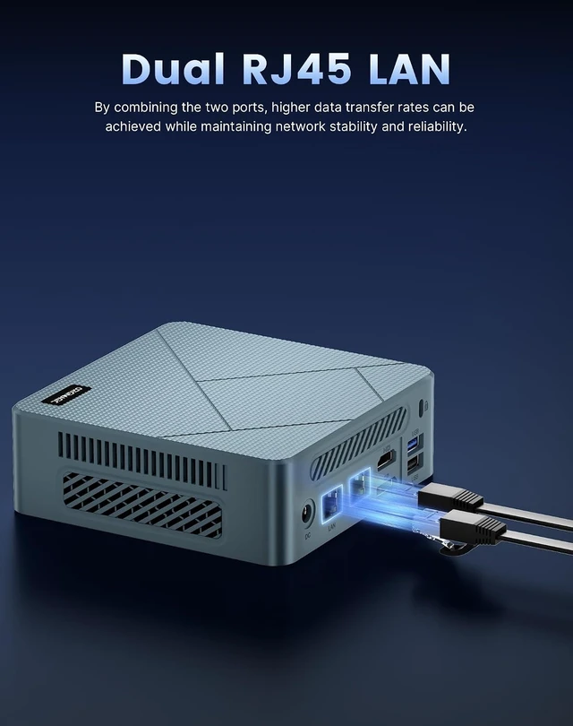 Alt view image 4 of 7 - C4 SE Mini PC, Ryzen 5 3500U (up to 3.7GHz), 8GB DDR4 256GB NVMe SSD