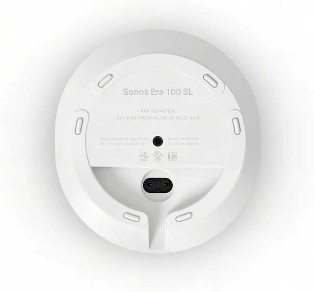 Alt view image 4 of 7 - Era 100 SL Compact, Microphone-Free Speaker - White