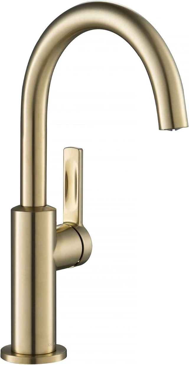 Main image of Oletto Single Handle Kitchen Bar Faucet in Spot Free Antique Champagne Bronze, Kitchen Sink Faucets, KPF-2822SFACB