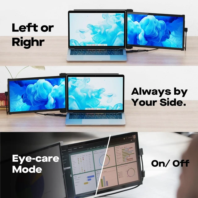 Alt view image 4 of 7 - 2026 Mobile Pixels Duex Plus DS 13.3" Portable Monitor