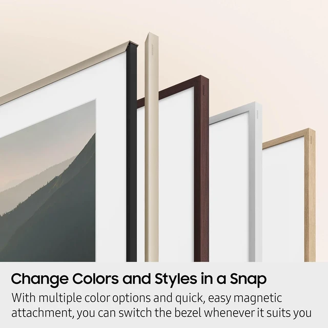 Alt view image 3 of 7 - 65-Inch The Frame Customizable Bezel, Modern Brown, 2026 Model
