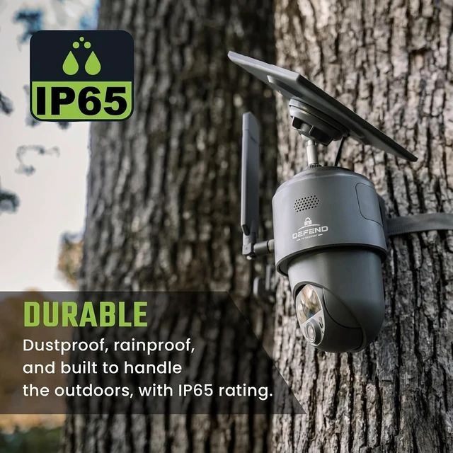Alt view image 4 of 7 - Defend 360 Cellular Security Camera, Solar Power, No WiFi
