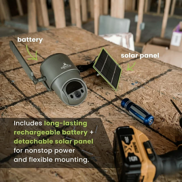 Alt view image 6 of 7 - Defend 360 Cellular Security Camera, Solar Power, No WiFi