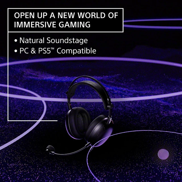 Alt view image 3 of 7 - INZONE H6 Air Wired Open-Back Gaming Headset with Mic, Black