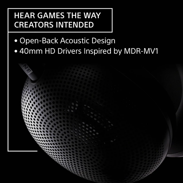 Alt view image 4 of 7 - INZONE H6 Air Wired Open-Back Gaming Headset with Mic, Black
