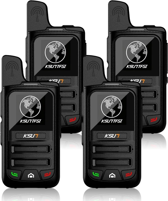Main image of Global Lifetime Free Rapid Walkie Talkies Unlimited Range Nationwide PTT 4G LTE PoC Long Range Two Way Radios Long Distance 5000 Miles Professional for Family,Outdoor,Logistics (4 Pack with SIM)