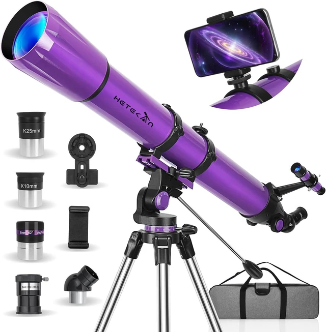 Main image of 90mm Aperture 1000mm,Telescope for Adults High Powered, Purple