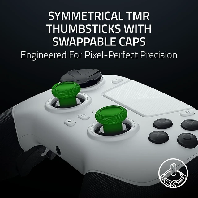 Alt view image 3 of 7 - Raiju V3 Pro Wireless Esports Controller, 5 & PC, White