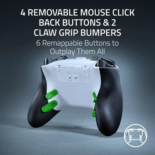 Alt view image 5 of 7 - Raiju V3 Pro Wireless Esports Controller, 5 & PC, White