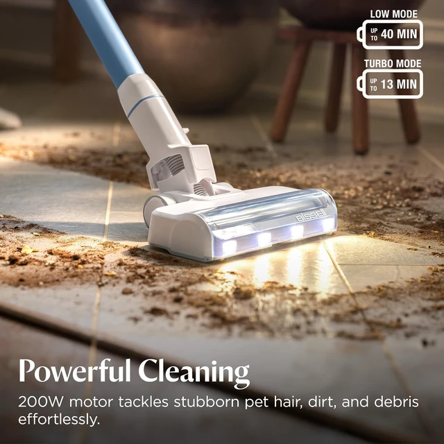 Alt view image 2 of 7 - PowerClean 200W Self-Standing Cordless Vacuum, 4173