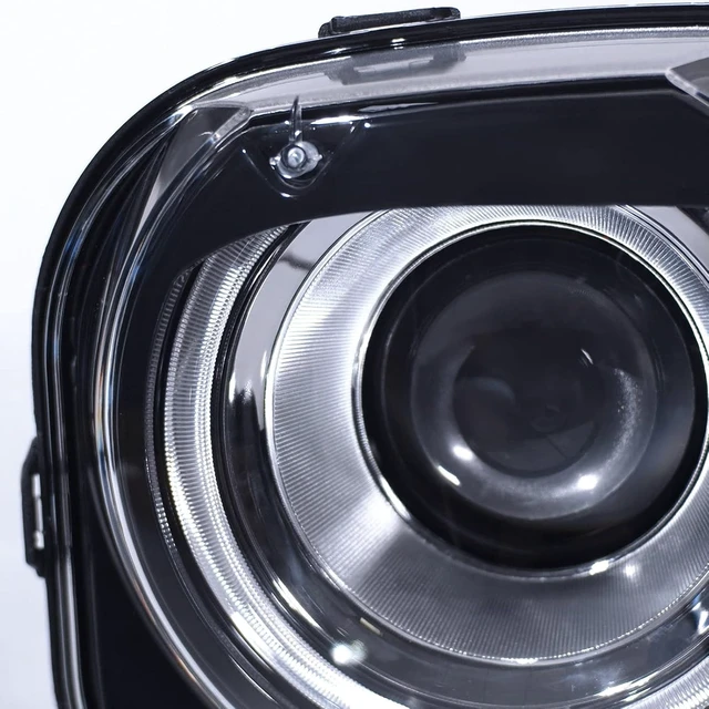 Alt view image 6 of 6 - Halogen Headlights Assembly For Dodge Challenger 2015-2021 Head Light